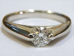 リフォーム後 pt900 0.3ct リング