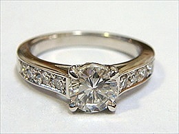 リフォーム後 pt900 0.3ct ブランドジュエリータイプ